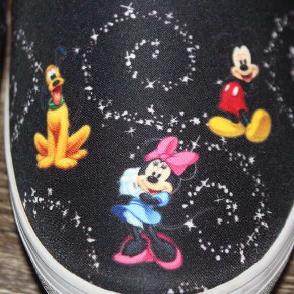 BRADFORD EXCHANGE Disney Wearable Work of Art Shoes Sz 10 Collectors Sneakers - Picture 4 of 11